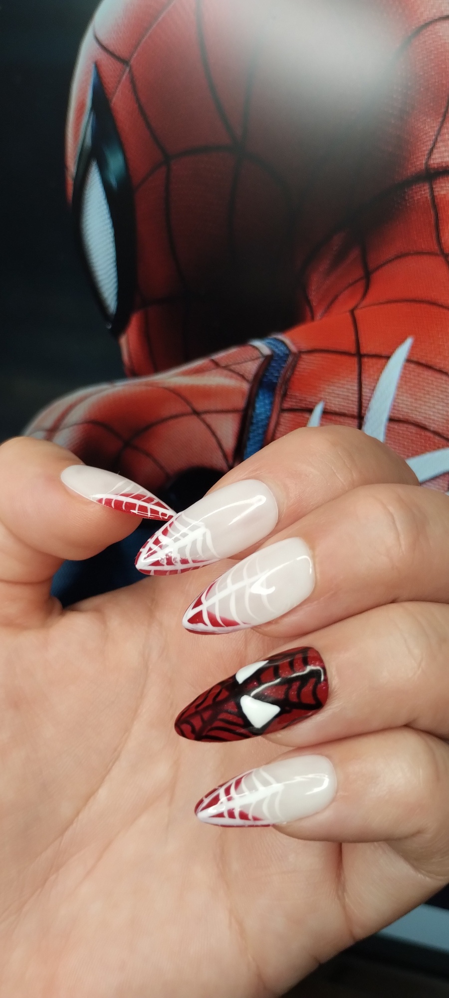 Las 74+ mejores uñas de spiderman .vn